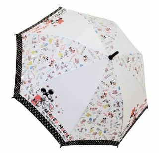 Js Planing Disney Mickey Mouse Umbrella " Mickey And Friends " 35015 From Japan