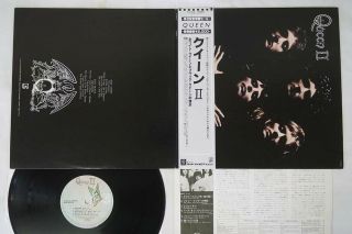 Queen 2 Elektra P - 6551e Japan Obi Vinyl Lp