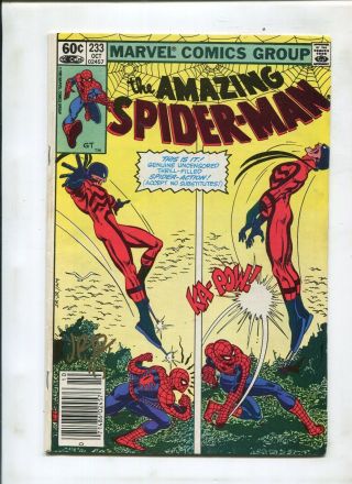 The Spider - Man 233 (7.  5) Signed By John Romita Jr.