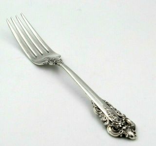 5 PIECE WALLACE GRANDE BAROQUE FLATWARE PLACE SETTING STERLING SILVER 6322 3