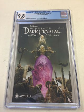Power Of The Dark Crystal 1 Cgc 9.  8 Jjufs Lee Chung Cover