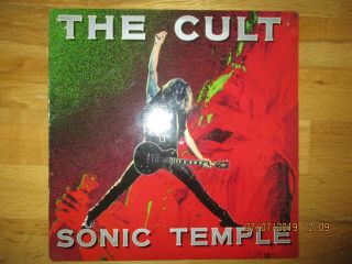 The Cult Sonic Temple Vinyl Lp Ex Con