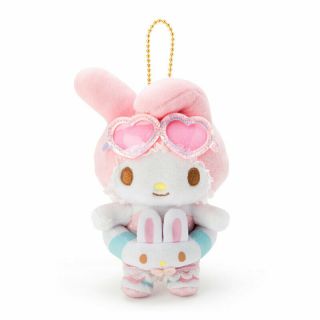 Sanrio My Melody Mascot Holder (tropical Summer) From Japan