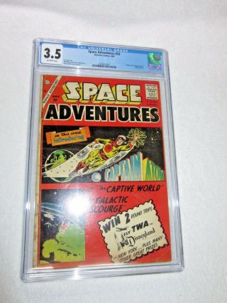 Space Adventures 33 Cgc 3.  0 Origin & 1st Captain Atom Charlton Comics 1960