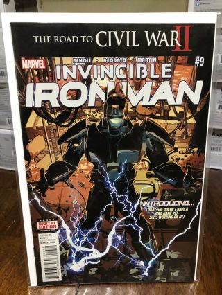 Invincible Iron Man 9 Vf - Key 1st Print Riri Williams Ironheart First Printing