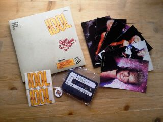 Billy Idol Sweet Sixteen Ltd Edition Cassette Single Z Idol 10 Postcards Badge,