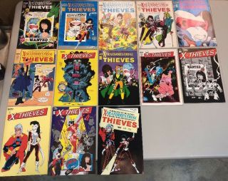 Aristocratic Time Traveling X - Thieves Complete Set 1 - 12 Plus One Shot 1987