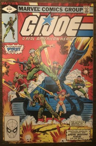 Gi Joe: Comic Book 1 Volume 1 1982 In Vf,  /nm Or Better