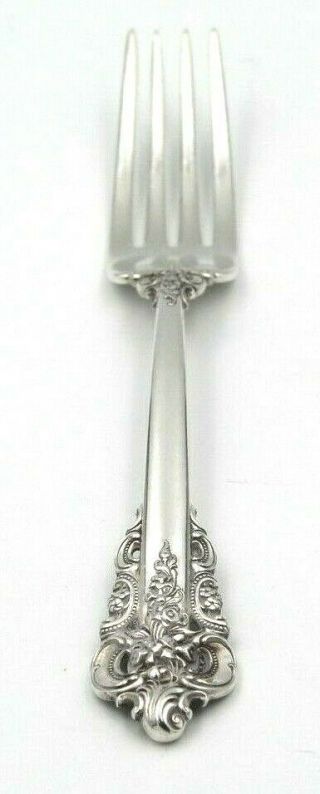 5 PIECE WALLACE GRANDE BAROQUE FLATWARE PLACE SETTING STERLING SILVER 6318 5