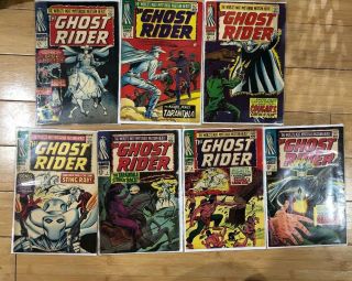 Ghost Rider Full Run 1 - 7 (marvel 1967) 1st Ghost Rider Carter Slade