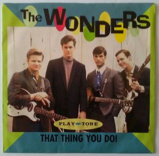 The Wonders That Thing You Do Rare Promo 45,  Picture Sleeve Exc Cndt Tom Hanks