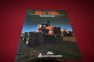 Allis Chalmers 8550 7580 Tractor Dealer 