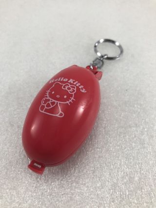 PM3 VINTAGE 1997 Takara Red Pocket Sanrio Hello Kitty Moving Keychain KeyRing 4