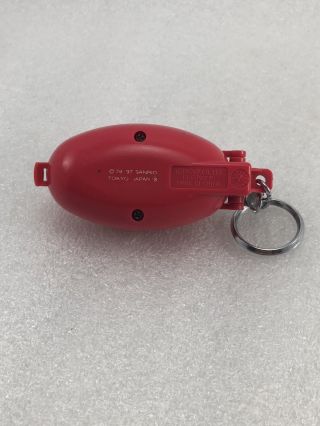 PM3 VINTAGE 1997 Takara Red Pocket Sanrio Hello Kitty Moving Keychain KeyRing 7