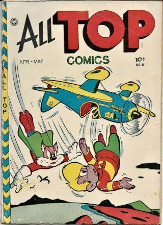 All Top Comics 6 Fox Feature Syndicate 1947 Vg/fn