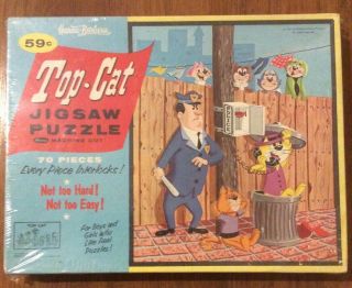 Top Cat Cartoon 1961 Jigsaw Puzzle By Whitman Hannah - Barbera Factory
