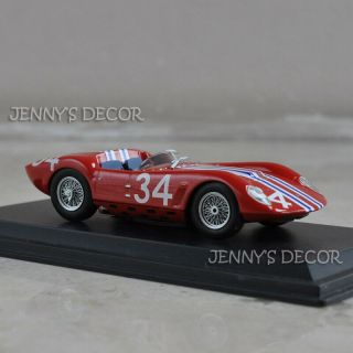 Leo Model Toy 1:43 Vintage Racing Car Maserati Tipo 61 “drogo” Reims 1963 - Casner