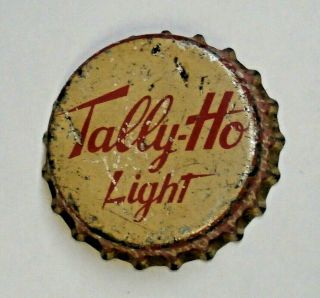 Tally - Ho Light - City Brewing Corp Cork Beer Bottle Cap - Ridgewood,  York