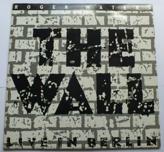 Pink Floyd Roger Waters The Wall Live In Berlin 1990 Uk Double Lp Ex / Ex