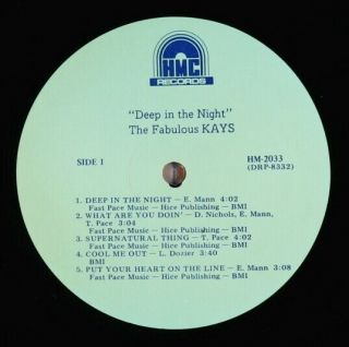 Kays - Deep In The Night LP - HMC - Private Modern Soul Boogie 2