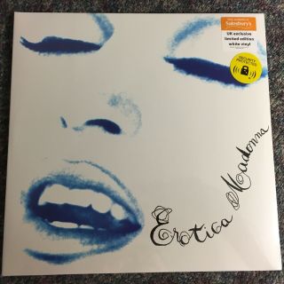 Madonna Erotica Sainsbury Exclusive White Vinyl Lp Record