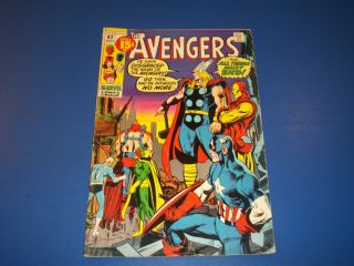 Avengers 92 Bronze Age Kree Skrull War Great Neal Adams Cover
