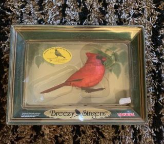 Takara Breezy Singers Animated Northern Cardinal Motion Activated Song Bird