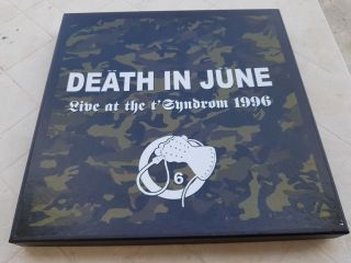 Death In June - Live At The Syndrome 1996 - 2 X Lp - Box -