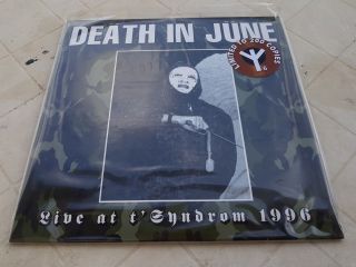 DEATH IN JUNE - live at the syndrome 1996 - 2 X lp - box - 3