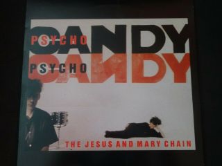 The Jesus And Mary Chain " Psycho Candy " Lp W/red Labels.  1985.  Rare