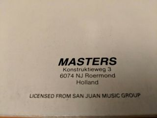 Beatles 1960 - 1962 Ultra Rare Holland Import NM Masters LP Cat MA141285 8