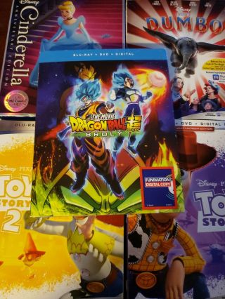 Dragon Ball Broly The Movie (blu - Ray,  Dvd,  Digital) W/slipcover
