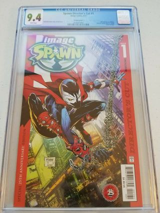 Spawn Directors Cut 1 Cover C (ultimate Spiderman 1 Homage Cover) Cgc 9.  4 Nm