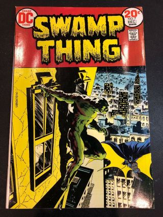 Swamp Thing 7 (1973,  Dc) Wrightson,  Batman Cover/story