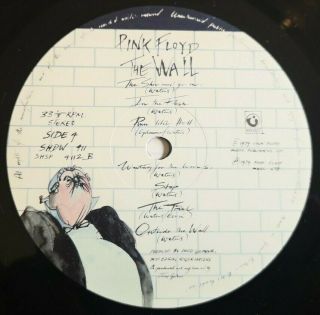 Pink Floyd 2x Lp The Wall Uk Harvest 1st Press A - 9u B - 8u A - 1u B - 7u,