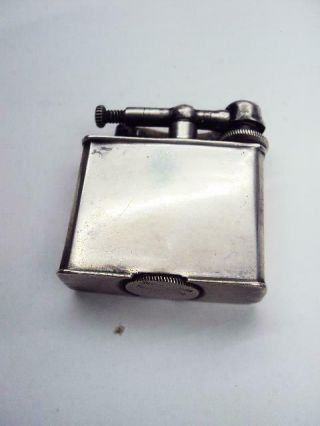 Antique Sterling Silver Lift Arm Cigar/cigarette Lighter - Made In Mexico
