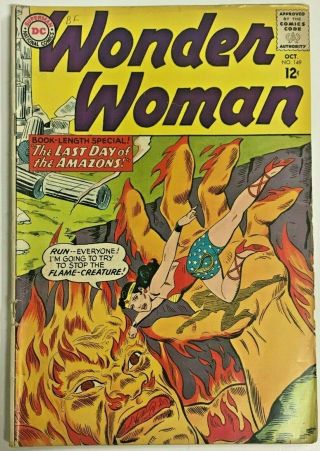 Wonder Woman 149 Vg 1964 Dc Silver Age Comics