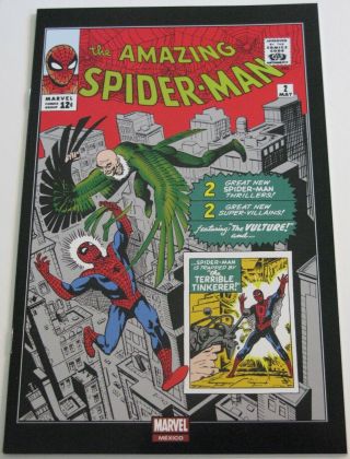 Spider - Man 2 Spanish Foil Reprint Nm 1st Vulture App Mexico Clasicos Nr