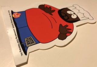 Vintage 1997 South Park Chef Sticker Comedy Central 5