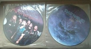 Iron Maiden Brave World 2 X Vinyl Pic Disc Lp Orig Uk Emi 2000