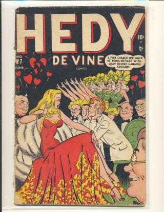 Hedy Devine Comics 27 - Kurtzman’s “hey Look” Fair Cond.