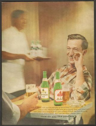 1959 Canadian O’keefe’s Brewery Ad Old Stock Ale