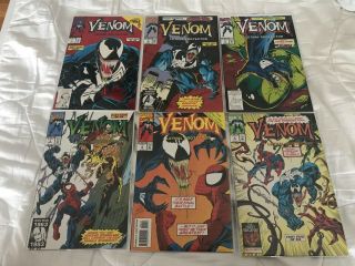 Venom: Lethal Protector 1,  2,  3,  4,  5,  6 (feb 1993,  Marvel) Full Run Nm