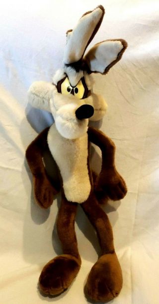 Wile E.  Coyote Plush Toy 1994 Applause Warner Bros 21 " Poseable Looney Tunes