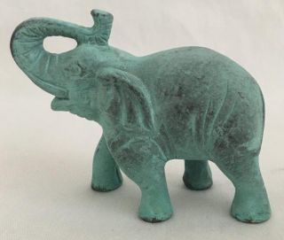 Lenox Figurine " Treasury Of Elephants " Col Princeton Gallery 1995 Antique Bronze