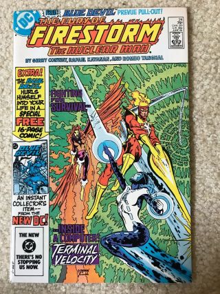Fury Of Firestorm The Nuclear Man 24 Nm Key 1st Blue Devil (swamp Thing Tv Show)