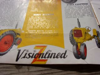 1941 Minneapolis - Moline Universal Z Tractor Fold Out Sales Brochure 4