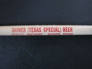Vintage 1950 ' s Shiner Texas Special Beer Advertisement Pencil Spoetzl Brewery 2