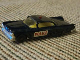 Vintage Husky Buick Electra Police Car Diecast Blue Car