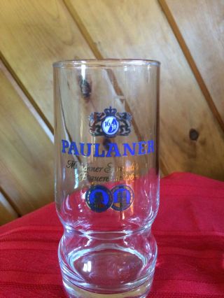 Kaiser and Paulaner Beer Glasses - 2 glasses 2